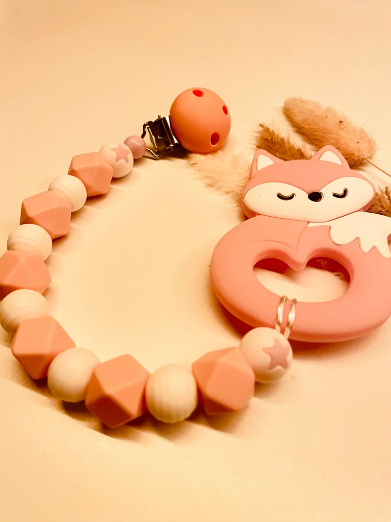 Beißkette Fuchs rosa weiß 9,90€, statt 19,90