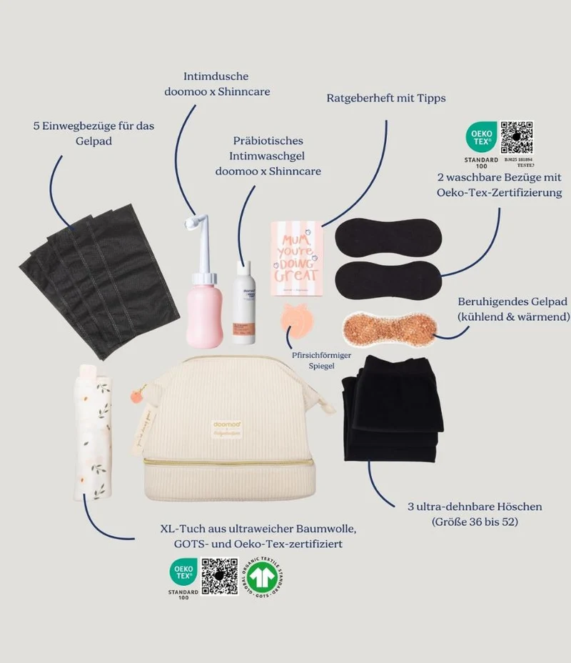 Wochenbett Pflegeset Mommy Vanity