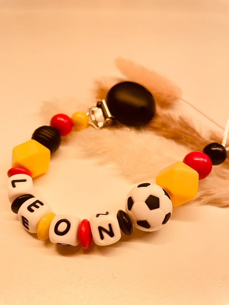 Schnullerkette personalisiert Fußball Deutschland