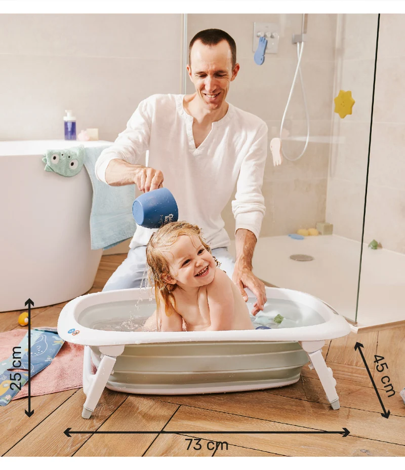 Faltbare Badewanne