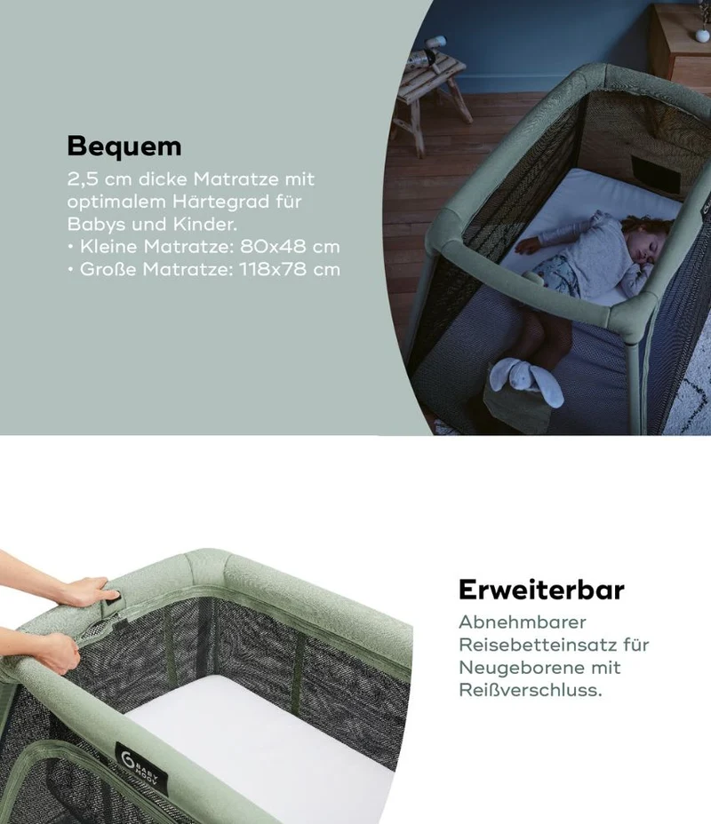 Reisebett 3-in-1 Moov & Comfy
