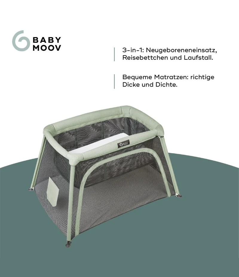 Reisebett 3-in-1 Moov & Comfy