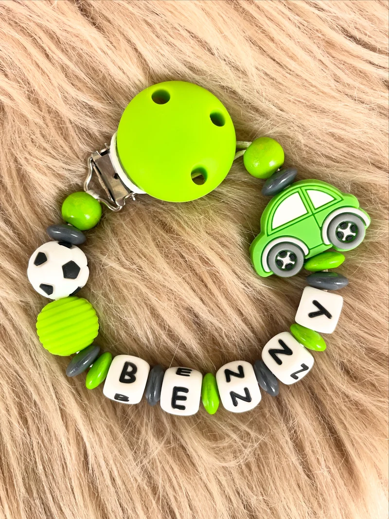 Schnullerkette Auto Fußball grün 12,90€, statt 17,90€