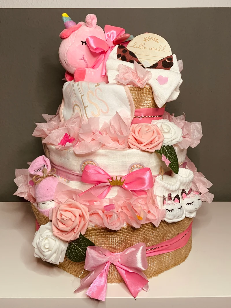 Windeltorte XXL Einhorn