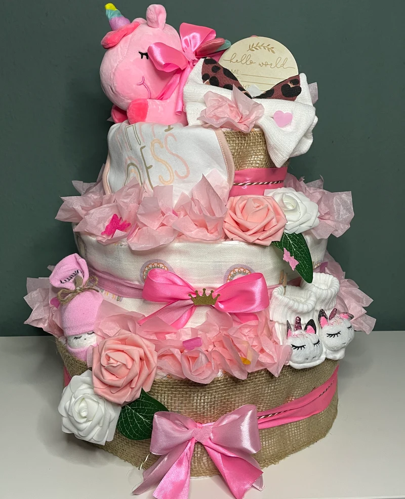 Windeltorte XXL Einhorn