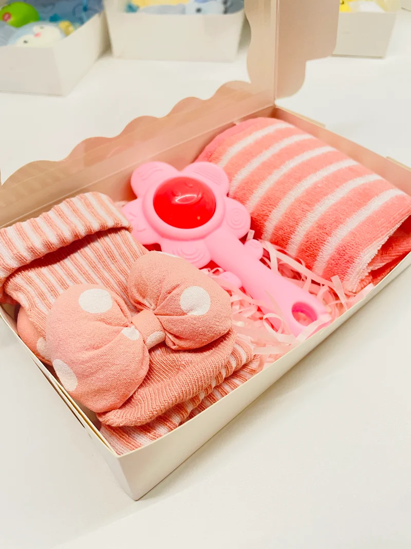 Geschenkbox mini 3-teilig pink
