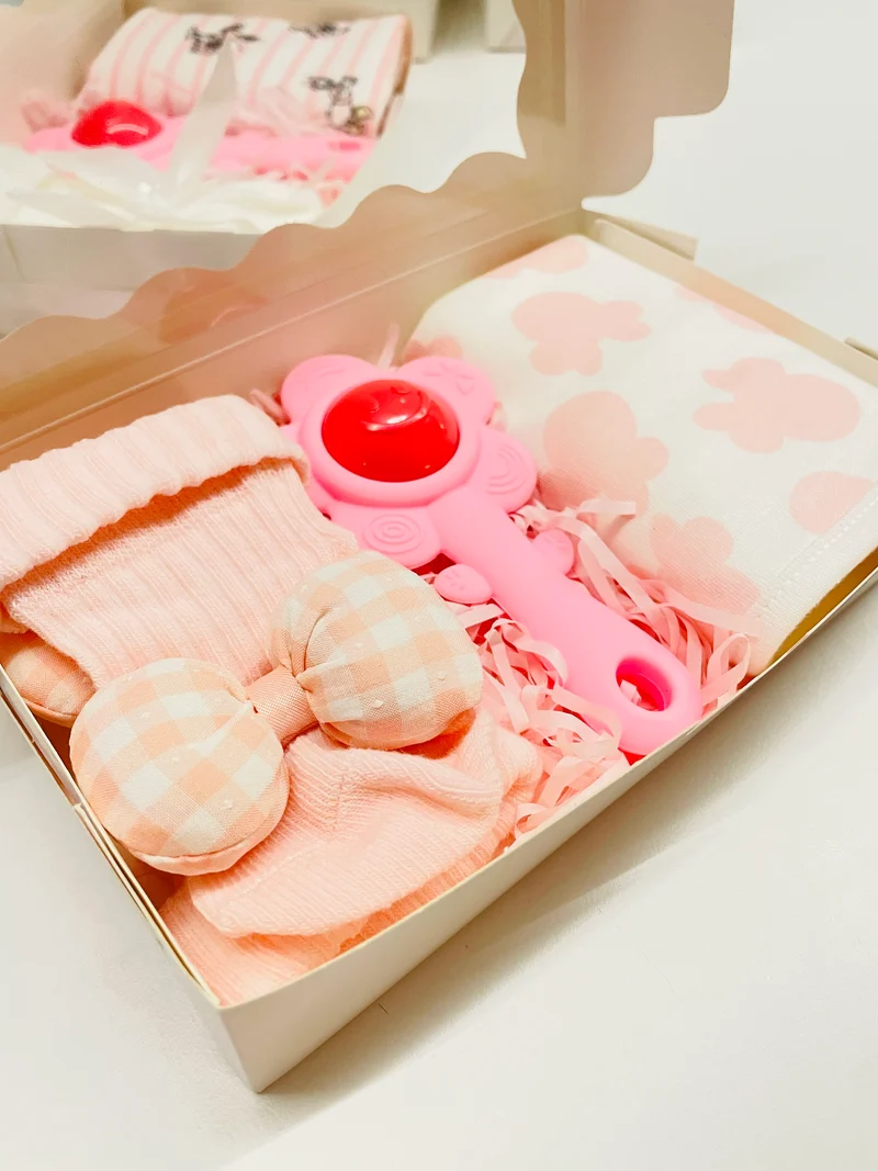 Geschenkbox mini 3-teilig rosa