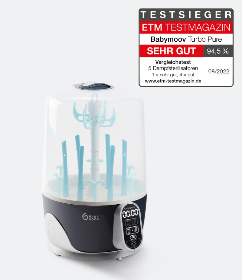 Dampfsterilisator & Flaschentrockner Turbo Pure