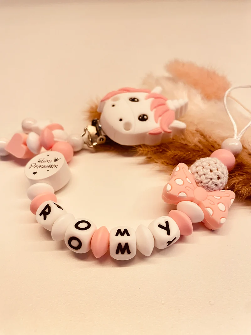 Schnullerkette kleine Prinzessin Einhorn mit Anhänger 13,90€, statt 18,90€