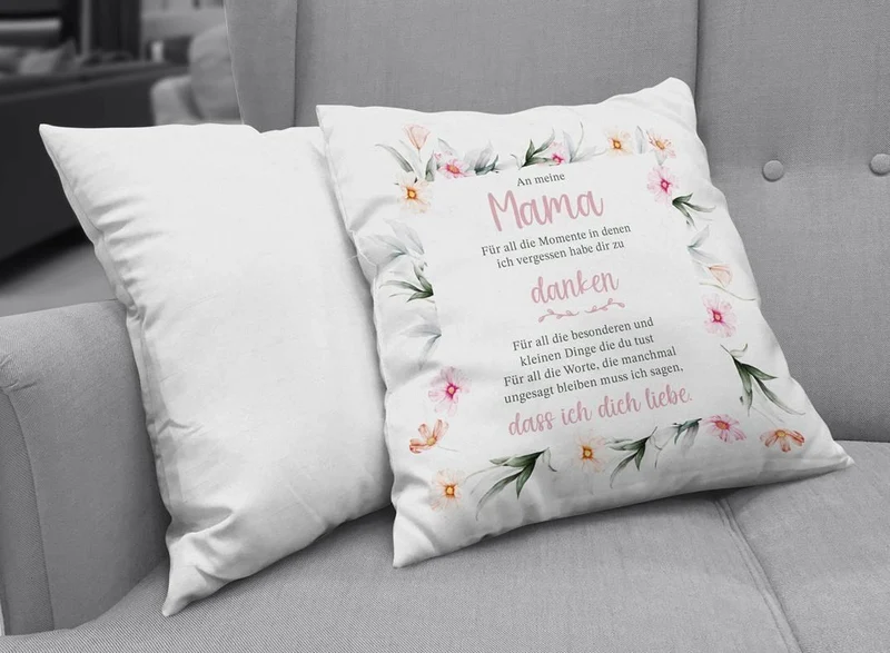 Kissen - An meine Mama