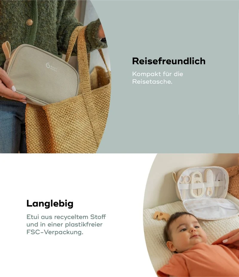 Babypflege-Set Sand