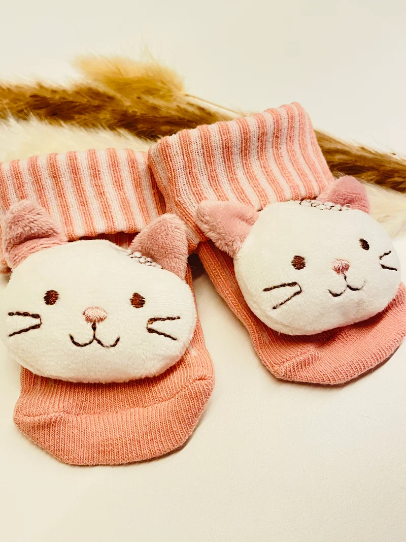Söckchen altrosa Katze
