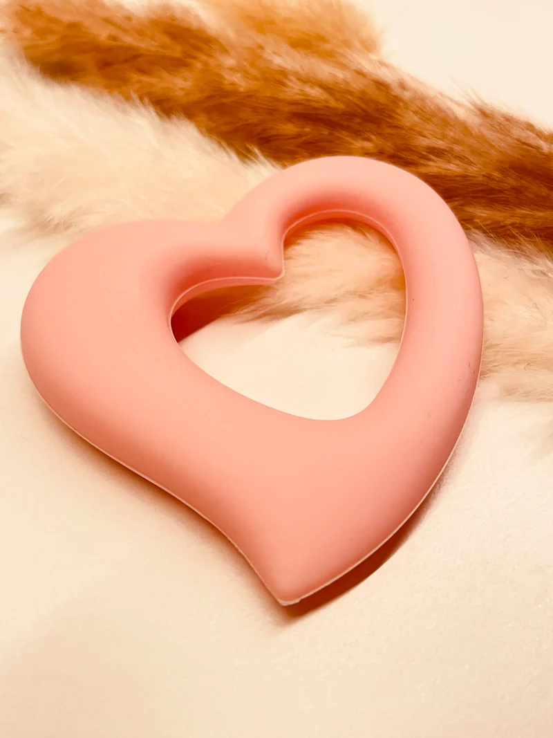 Silikonring Herz candyrosa