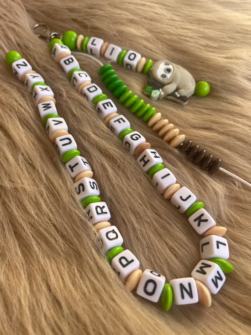 ABC & Rechenkette personalisiert Faultier
