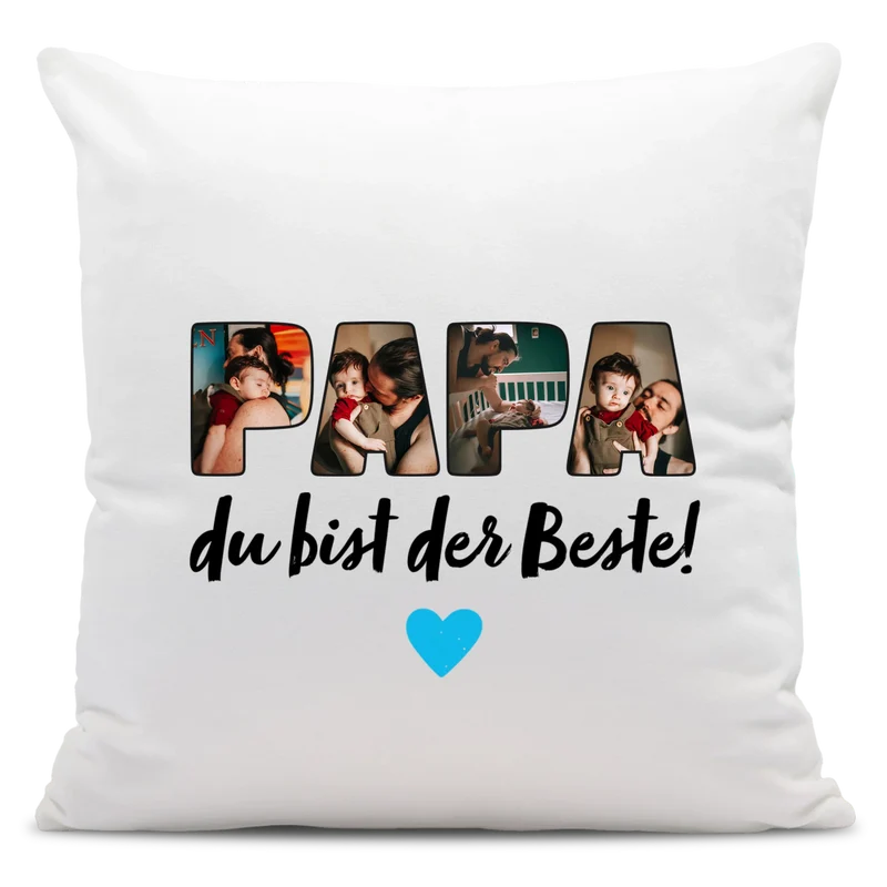 Fotokissen - Papa du bist der Beste