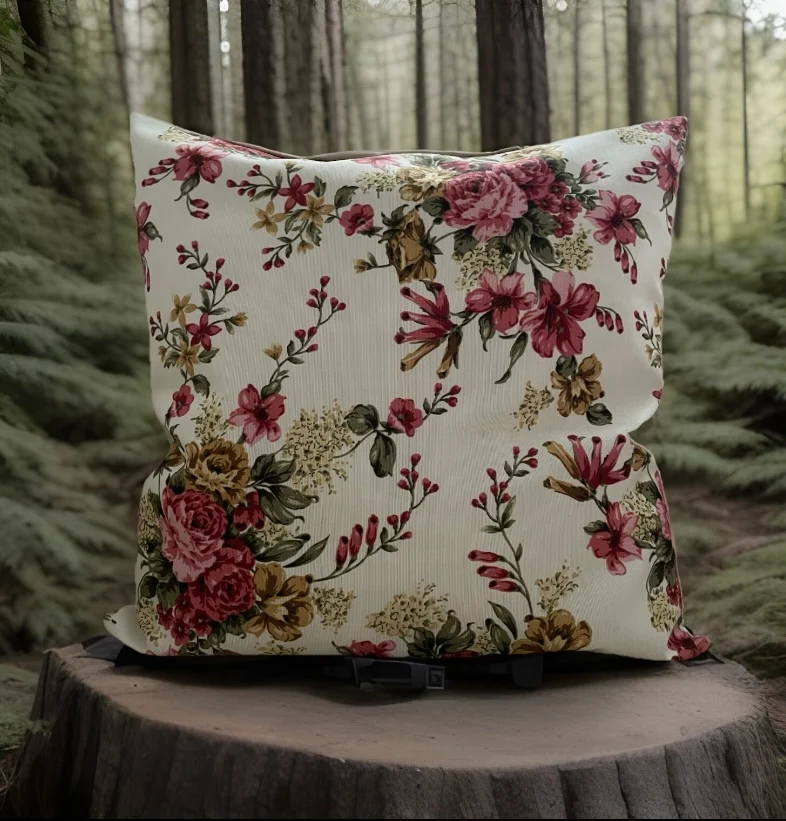 Landhausstil Kissenhülle * Kissenbezug * Dekokissen * Blumen