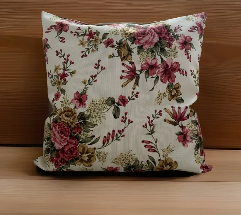 Landhausstil Kissenhülle * Kissenbezug * Dekokissen * Blumen