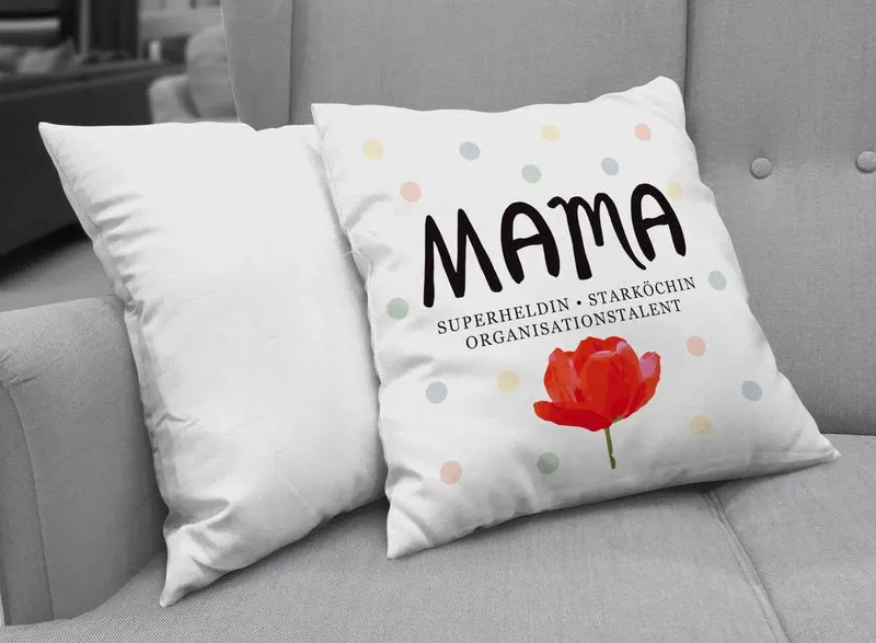 Kissen - Mama - Superheldin, Starköchin, Organisationstalent