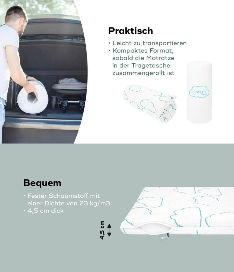 Reisebettmatratze Cosy'Lite Nomad