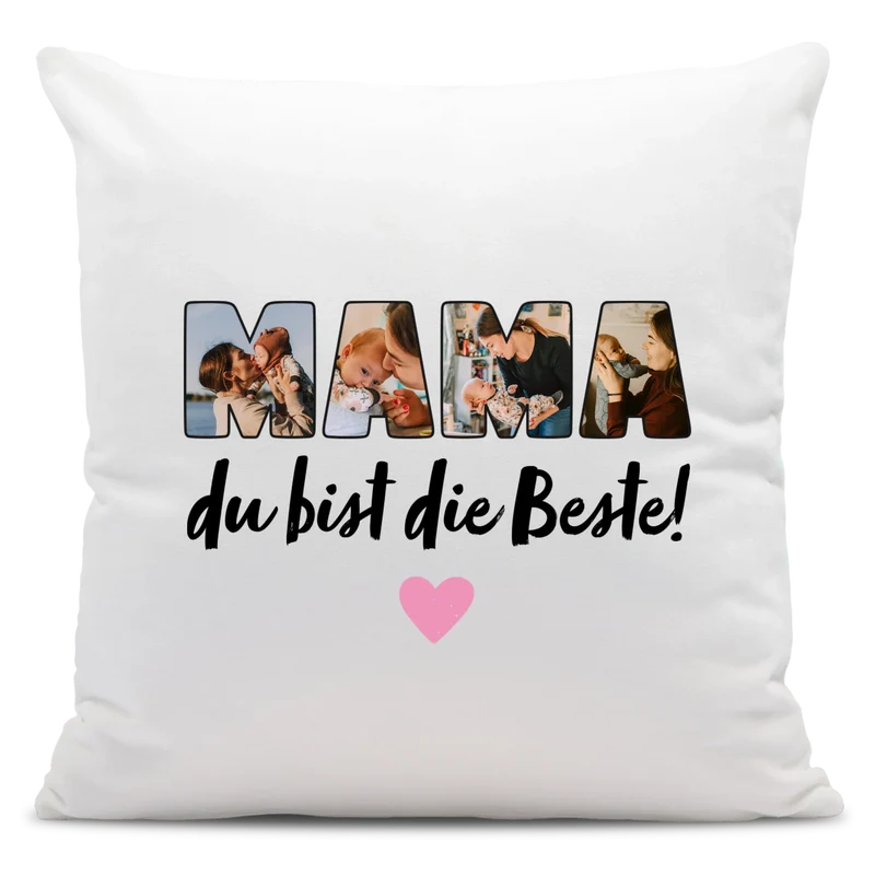 Fotokissen - Mama du bist die Beste