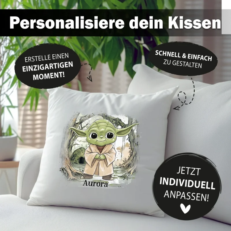 Personalisiertes Kissen für Sci-Fi Fan´s