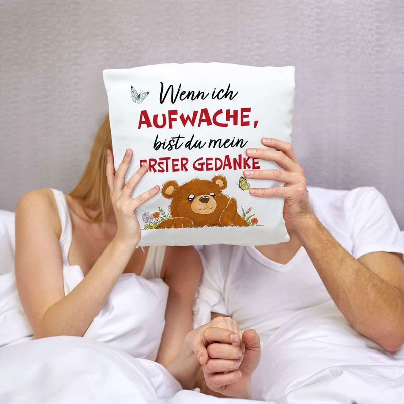 Kissen - Wenn ich aufwache, bist du mein erster Gedanke