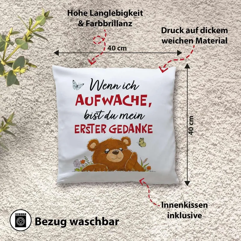 Kissen - Wenn ich aufwache, bist du mein erster Gedanke