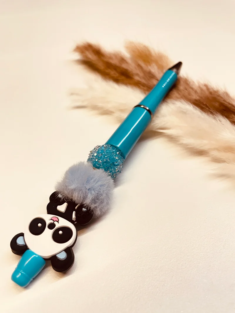 Kugelschreiber Panda blau