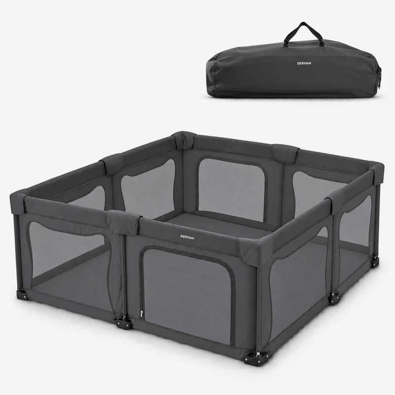 Opvouwbare Kinderbox XL - Grijs