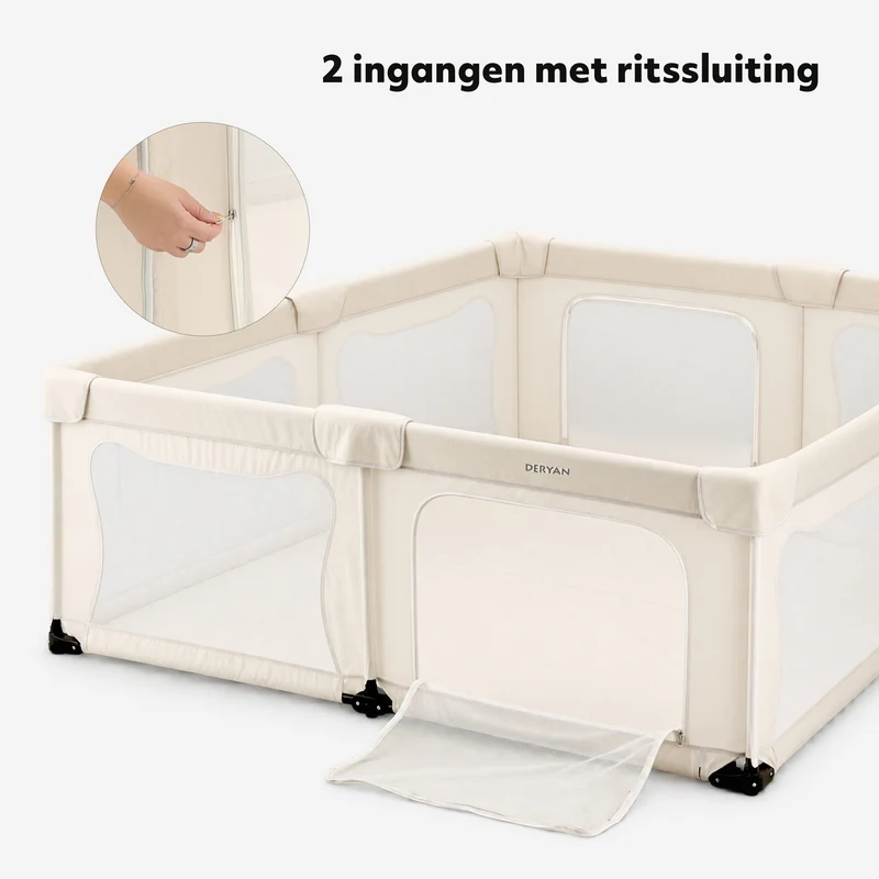 Opvouwbare Kinderbox XL - Cream