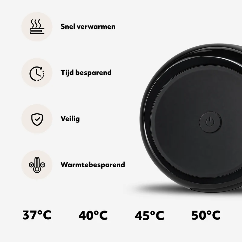 Bottle-In Flessenwarmer - Zwart