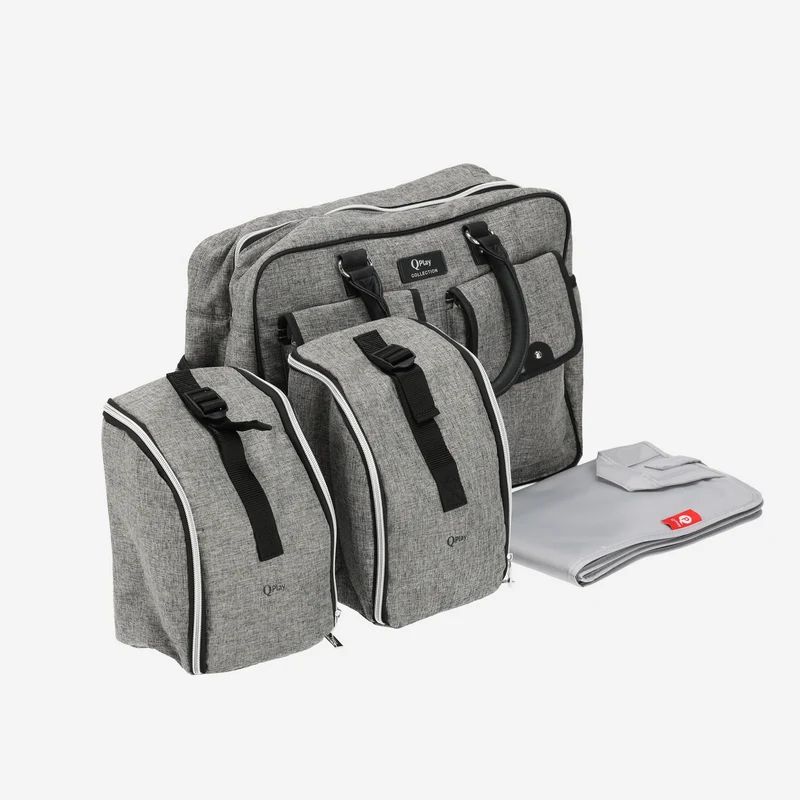 Qplay Luiertas Set Grijs