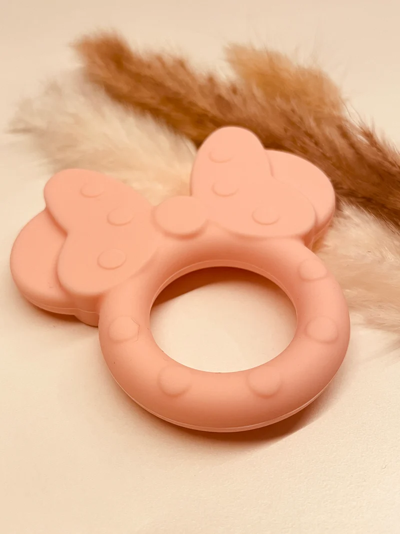 Silikonring Maus candyrosa