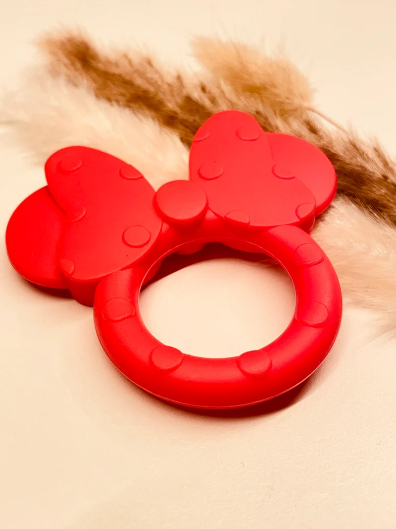 Silikonring Maus rot