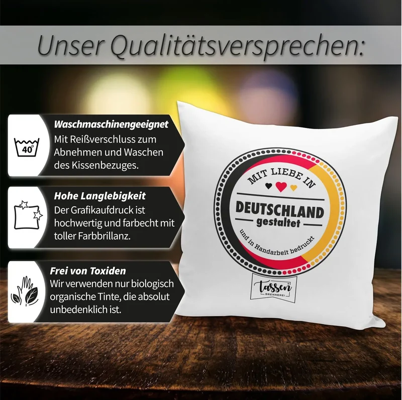 Kissen - Scheiß auf Valentinstag - Ich liebe dich jeden Tag!