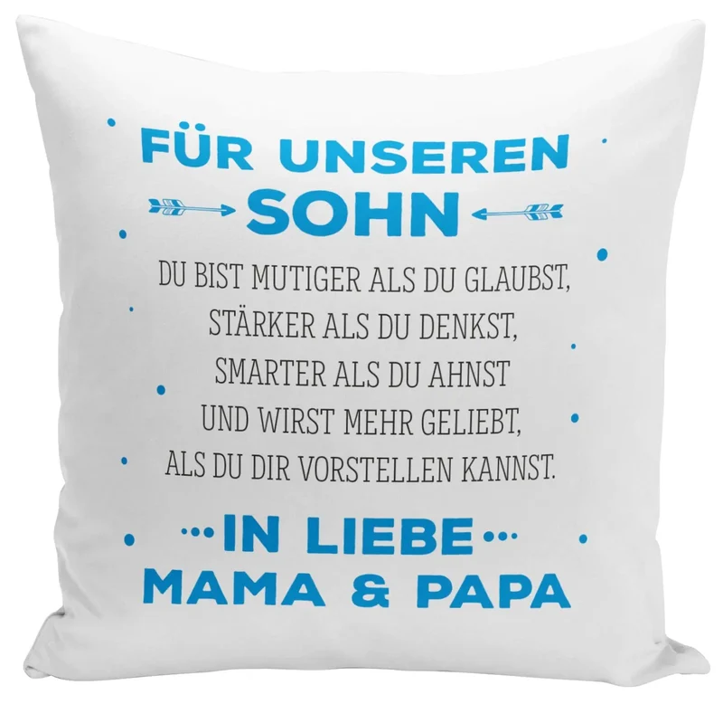 Kissen - Für unseren Sohn
