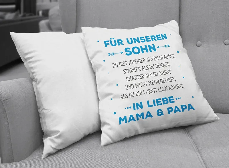 Kissen - Für unseren Sohn