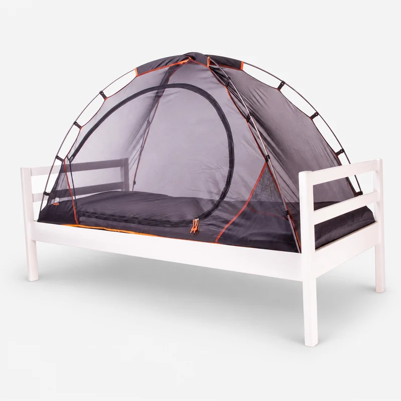 Bedtent Klamboe Zwart - 200x90cm - Hoogste kwaliteit Muggennet