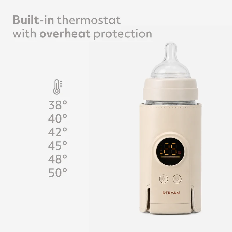 Draagbare Sleeve Flessenwarmer - Cream