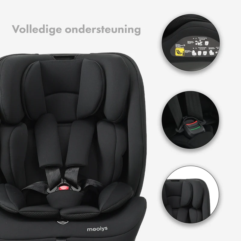 Bella i-Size Autostoel - Geschikt vanaf 40 tot 150 cm - Achterwaarts & Voorwaarts - Te bevestigen met gordel