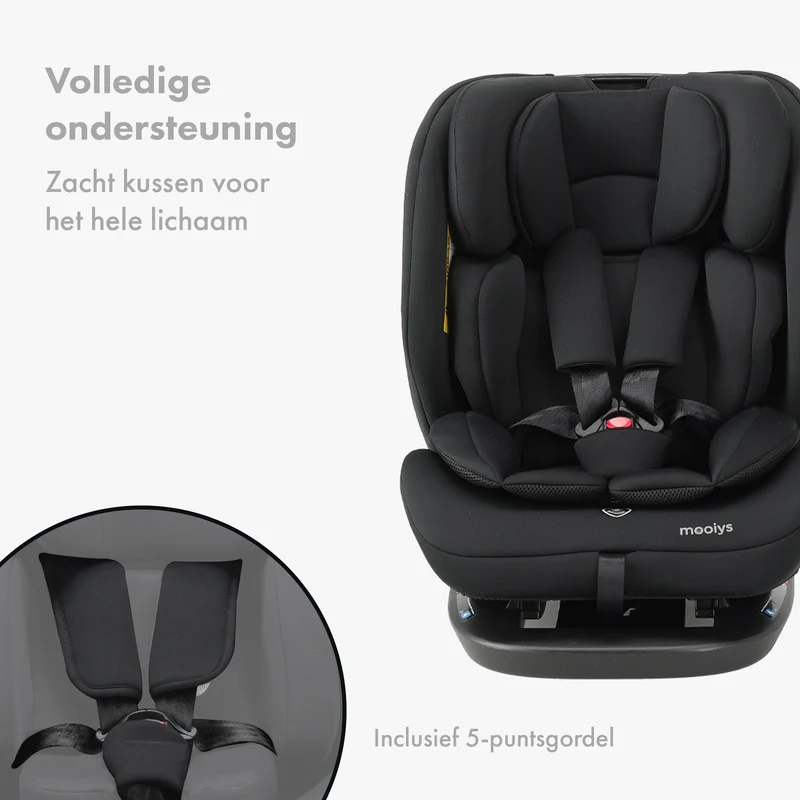Bella i-Size Autostoel - Geschikt vanaf 40 tot 150 cm - Achterwaarts & Voorwaarts - Te bevestigen met gordel