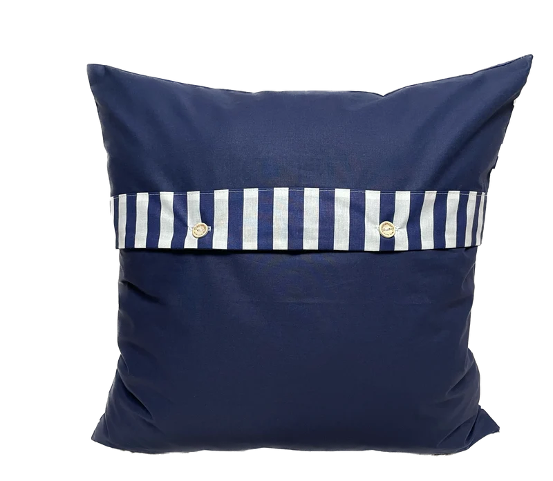 Landhausstil Kissenhülle, Vatertags Geschenk, Dekokissen *Bester Papa *blau/weiß