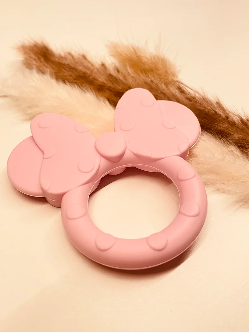 Silikonring Maus babyrosa