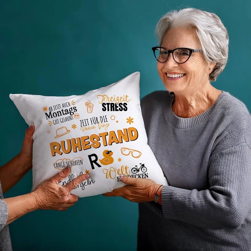 Kissen - Ruhestand - Rente