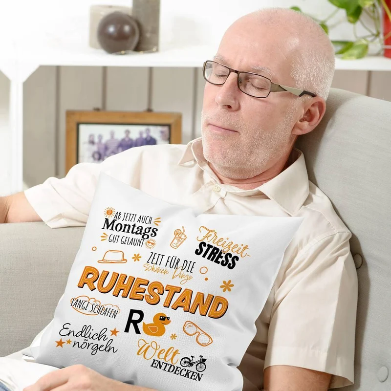 Kissen - Ruhestand - Rente