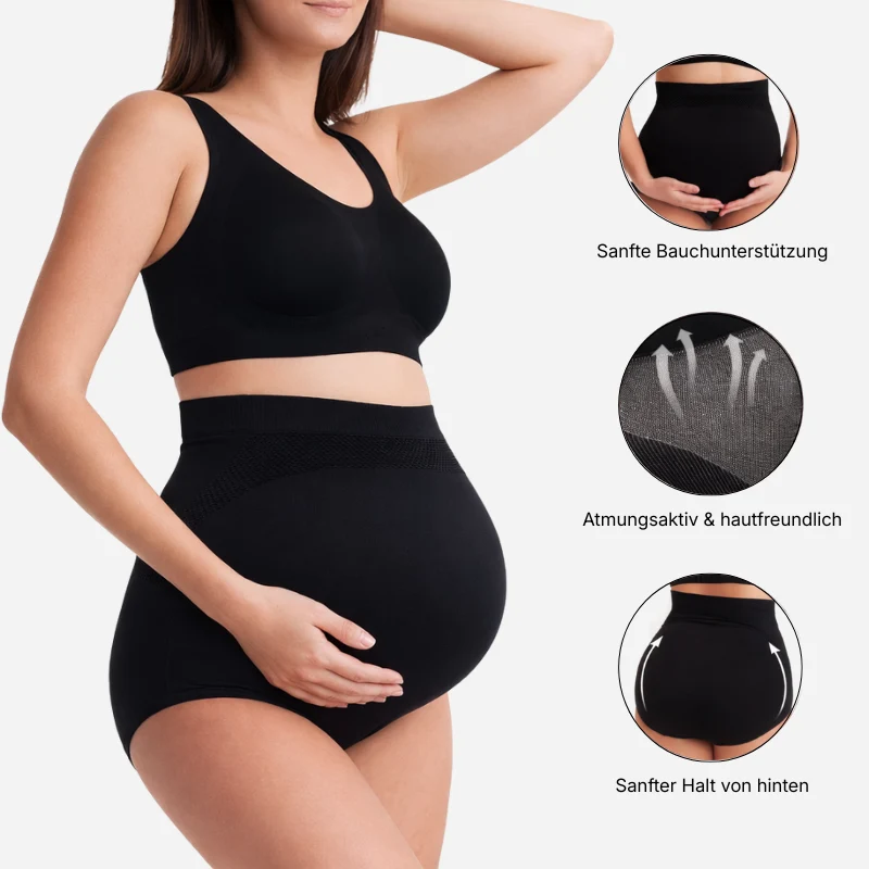 Nahtloser High-Waist-Schwangerschafts-Slip