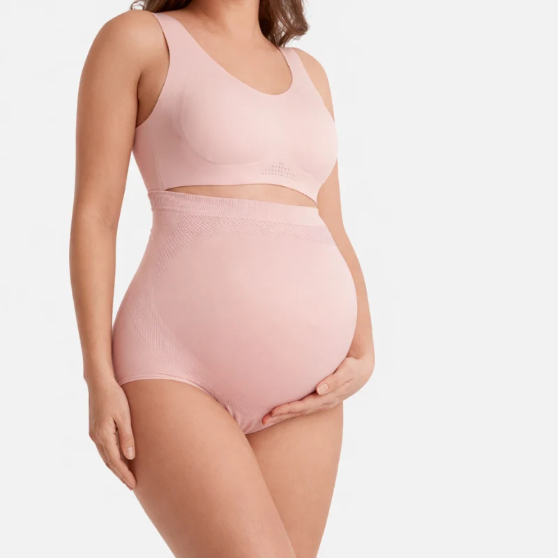Nahtloser High-Waist-Schwangerschafts-Slip