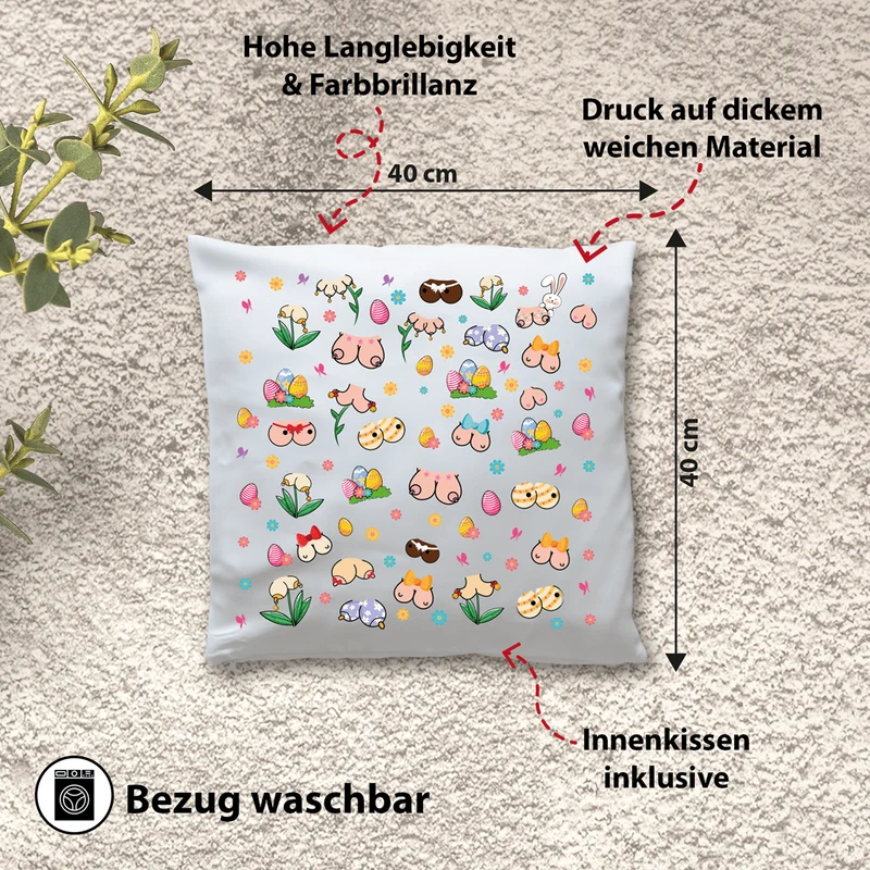 Kissen - Ostern - Busen