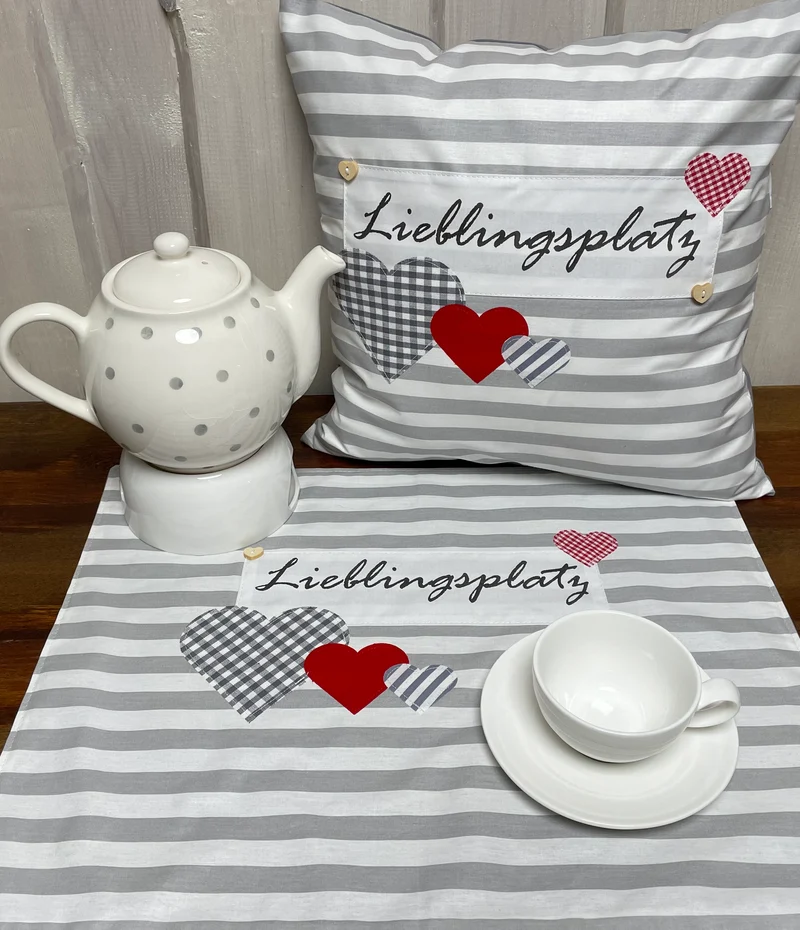 Landhausstil Kissenhülle * Kissenbezug * Dekokissen * Lieblingsplatz *