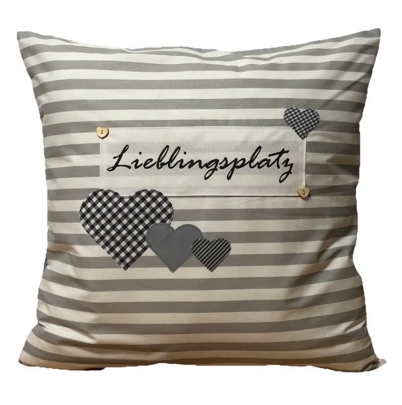 Landhausstil Kissenhülle * Kissenbezug * Dekokissen * Lieblingsplatz *